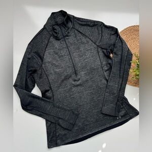 UNDER‎ ARMOUR Rebel Gray Heathered ColdGear Cozy Half-Zip Pullover
